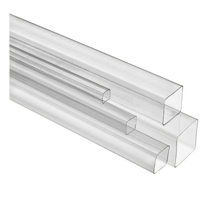 VISIPAK Square Tube-4Ft MW-0.808-0.808-0.015-48.000-PETG-CLEAR 165523